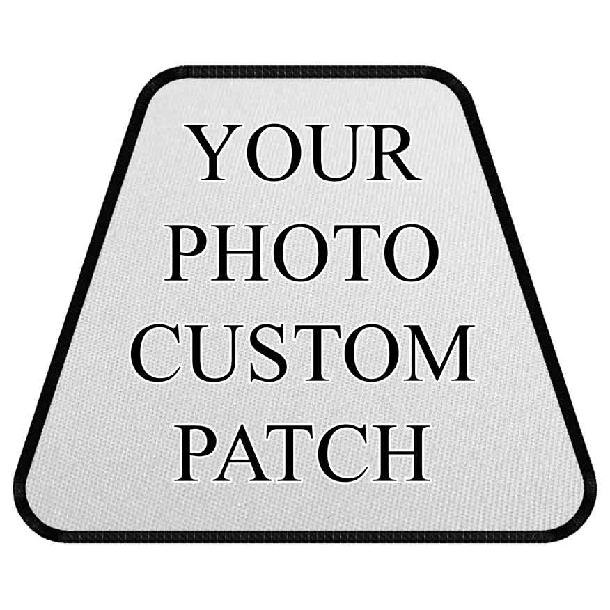 Indestructible Custom Photo Print Patch Trapezoid Patch Size 2.5″ - 14. ...